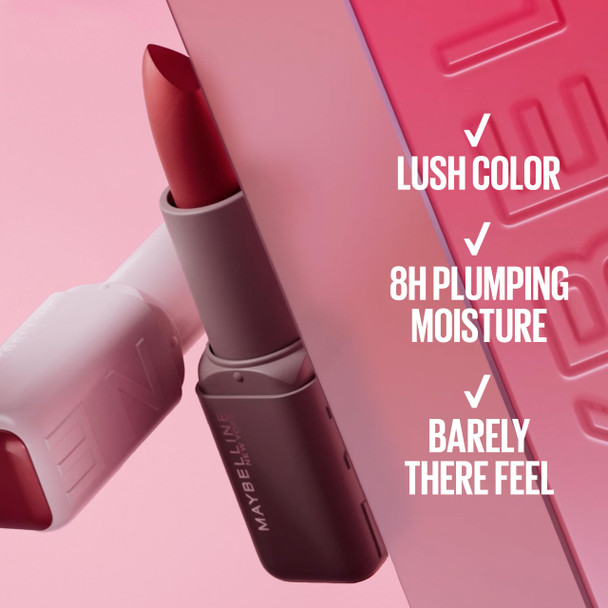 MAYBELLINE Serum Lipstick Hydrating Lip Makeup with 8HRs of Lip Plumping Moisture with Hyaluronic Acid + Oil Blend Crop Top