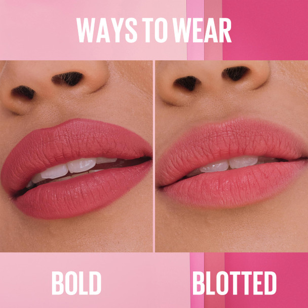 MAYBELLINE Serum Lipstick Hydrating Lip Makeup with 8HRs of Lip Plumping Moisture with Hyaluronic Acid + Oil Blend Hold The Door