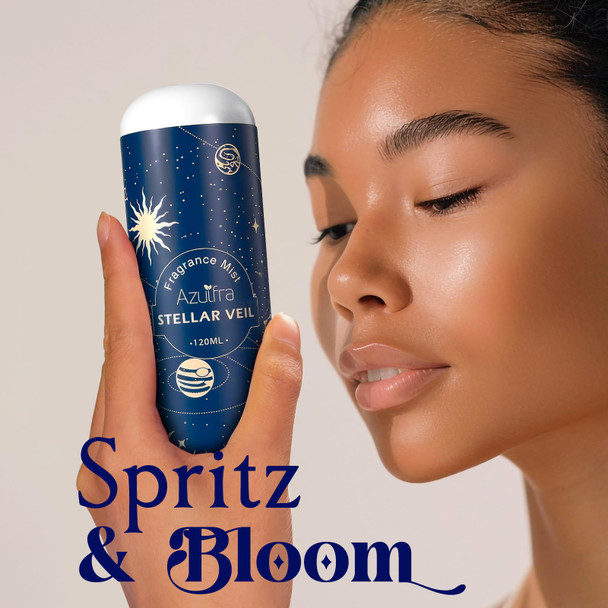 Azulfra Body Spray for Wowen Hair & Body Fragrance Mist Long Lasting Fragrance Spray 4 fl.oz Stellar Veil