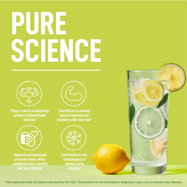 Keppi Electrolytes Powder – Lemon Lime Flavor 50 Servings – No Sugar Hydration Supplement with Potassium, Magnesium, Sodium – Keto, Vegan, Fasting-Friendly, Zero Calorie Electrolyte Drink