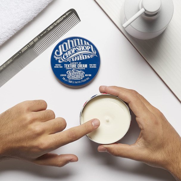 Johnny's Chop Shop - Lucky 21 Texturising Cream Firm Hold Hair Styler 75 g 2.6 oz