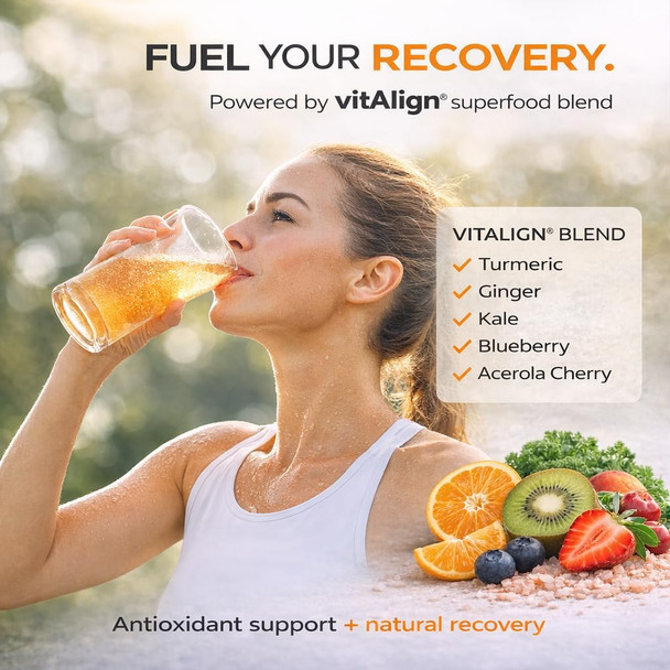 MDRN Hydration Electrolyte Mix | 1600mg+ Electrolytes w/Pink Himalayan Salt | No Sugar Added (20ct, Strawberry Kiwi)
