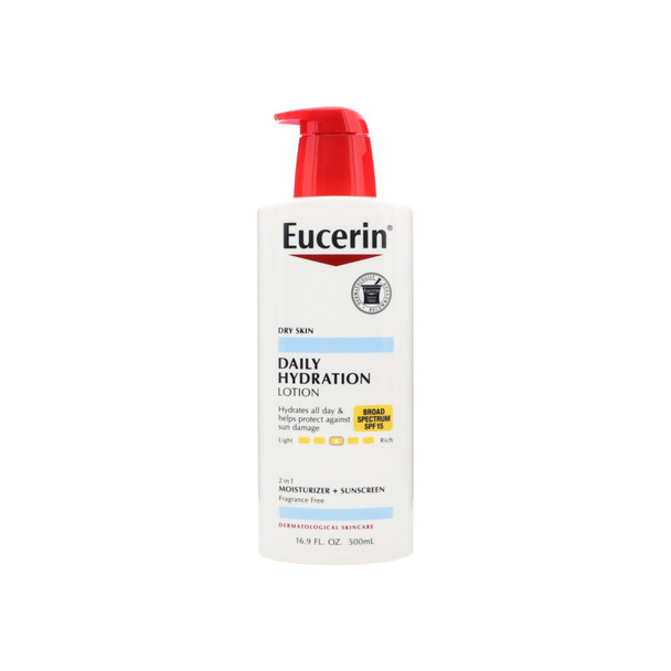 Eucerin Daily Hydration Moisturizer & Sunscreen Lotion SPF 15 16.9 oz