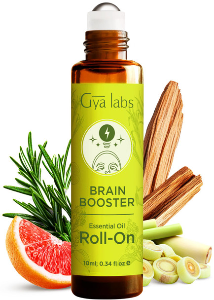 Gya Labs Brain Booster Essential Oil Roll On - 0.34 Fl Oz
