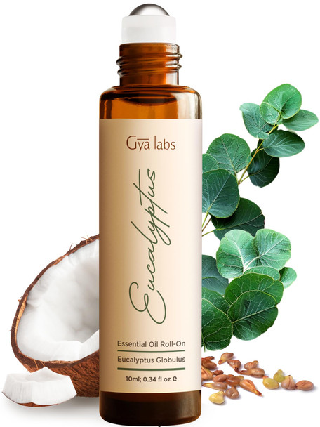 Gya Labs Eucalyptus Essential Oil Roll On - 0.34 Fl Oz