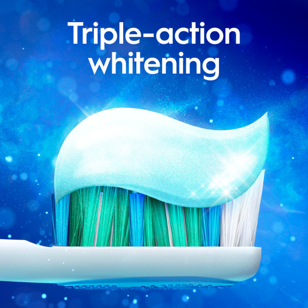 Crest 3D White Advanced Teeth Whitening Toothpaste Radiant Mint 3.3 oz Pack of 2