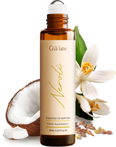 Gya Labs Neroli Essential Oil Roll On - 0.34 Fl Oz