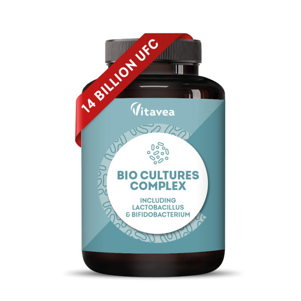 Probiotics for Gut Health – 7 Strains with Lactobacillus & Bifidobacterium – 28 Billion CFU per Day – Supports Digestion Transit & Microbiome – 60 Vegan Capsules – Vitavea Quality
