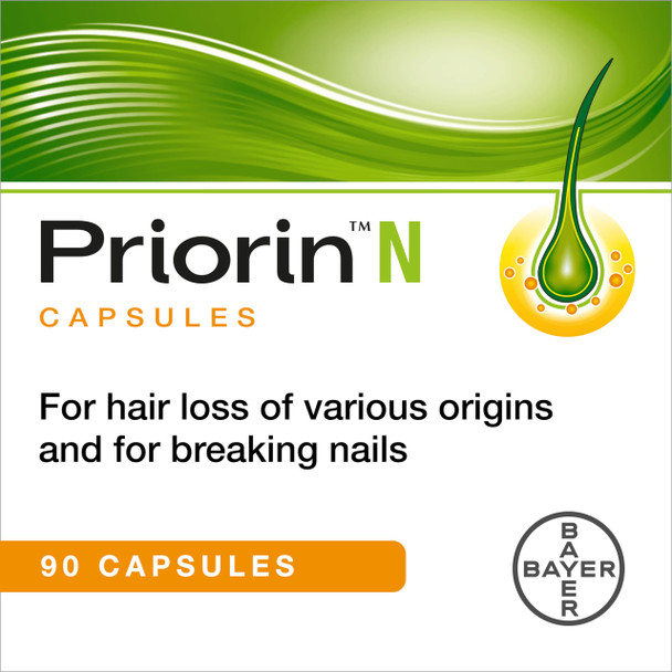 Priorin N Capsules Hair Loss Supplement Pack of 90's