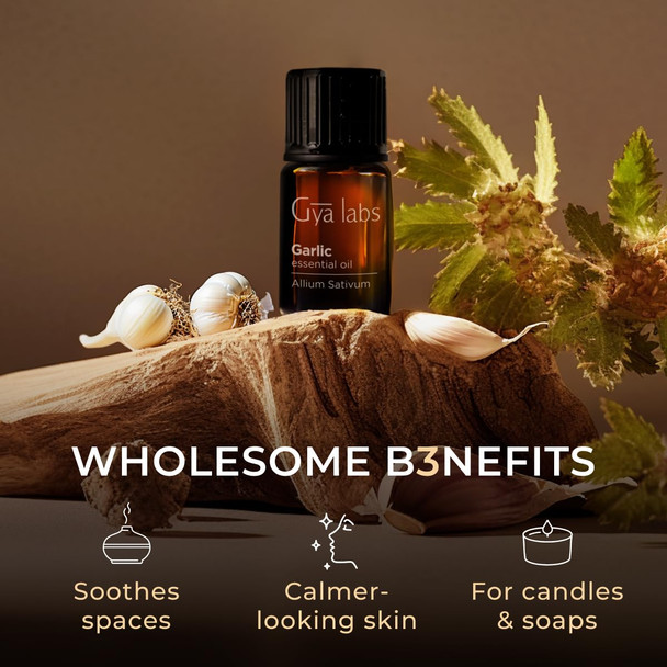 Gya Labs Garlic Essential Oil - 0.34 Fl Oz