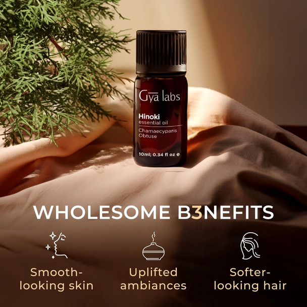 Gya Labs Hinoki Essential Oil - 0.34 Fl Oz