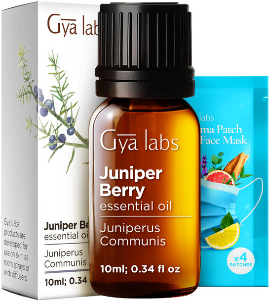 Gya Labs Juniper Berry Essential Oil - 0.34 Fl Oz