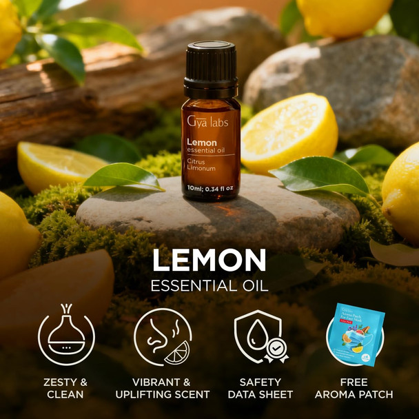 Gya Labs Lemon Essential Oil - 0.34 Fl Oz