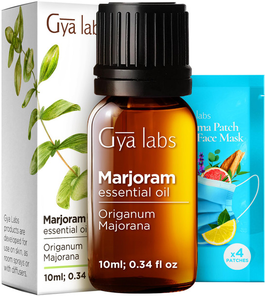 Gya Labs Marjoram Essential Oil - 0.34 Fl Oz