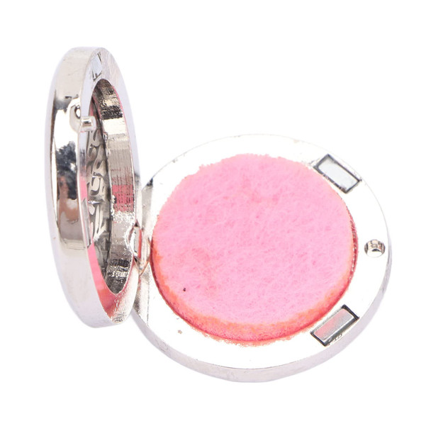 Srliya 2pcs Essential Oil Diffuser Brooches Stainless Steel Lightweight Hollow Out Tree Shape Washable Locket Perfume Diffuser