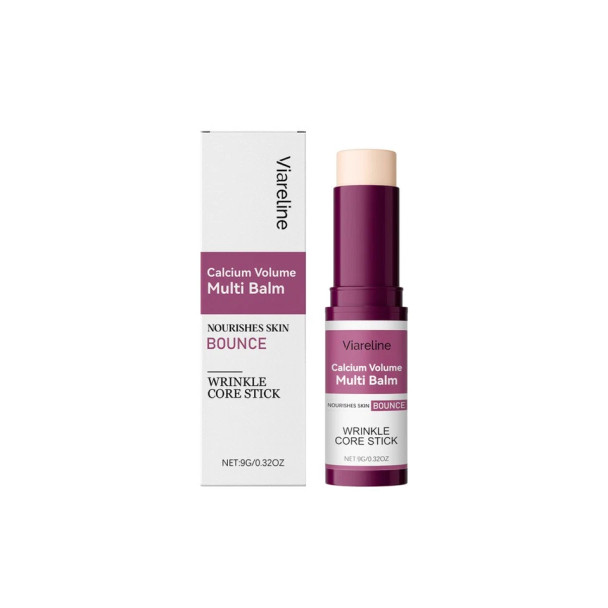 VIARELINE Calcium Volume Multi Balm, Wrinkle Core Stick Hydrating Anti-aging 9g