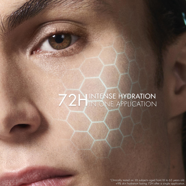 Biotherm Homme Aquapower Hydrating Cream Moisturizer for Men P.Antartica Mannose & Hyaluronic Acid 72H Long-lasting Concentrated Hydrator Reinforces Natural Hydrating System 1.7 Fl. Oz.