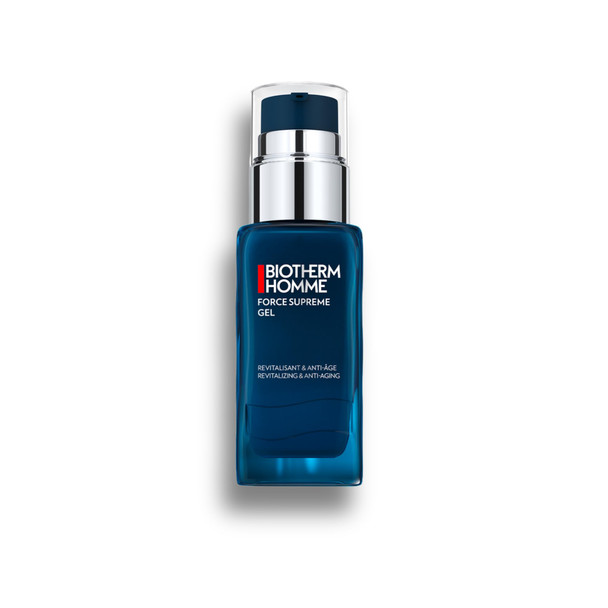 Biotherm Force Supreme Gel a Revitalizing & Anti-Aging Gel Cream for Men with Pro-Xylane and Blue Algae for Firmer Skin and Suppler Skin Anti-Aging Skincare(Pack of 1) 50ml
