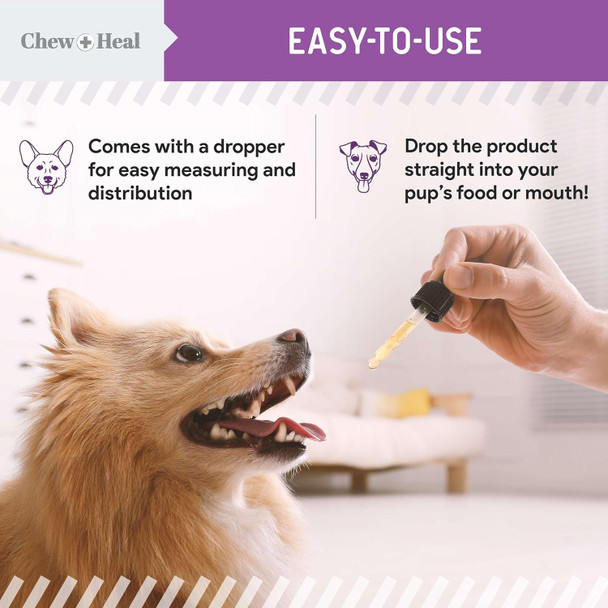 Chew + Heal Labs Milk Thistle for Dogs Liver Support - 2 oz