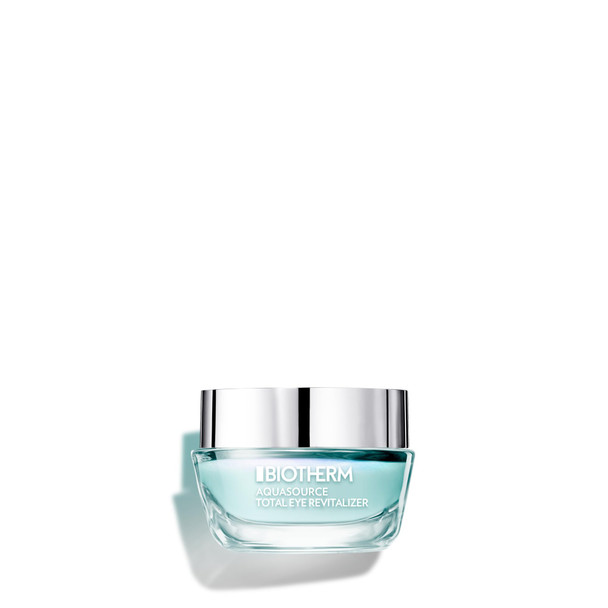 Biotherm Aquasource Total Eye Revitalizer Gel – Hydrating Gel with Depuffing Agents to Awaken and Reduce Under-Eye Bags with Instant Cooling Effect 0.5 fl. oz