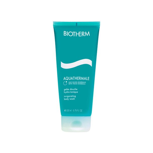 Biotherm Aquathermale Invigorating Body Wash an Invigorating Shower Gel Suitable for Dry and Sensitive Skin with Pure Thermal Water and Biotech Plankton for Fresh Supple and Soft Skin 6.8 Fl. Oz.