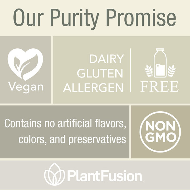 PlantFusion Complete Lean Plant Based Protein Powder - Prebiotic Fiber Superfoods & Digestive Enzymes - Vegan Gluten Free Soy Free Non-GMO - Chocolate Brownie 1.85 lb