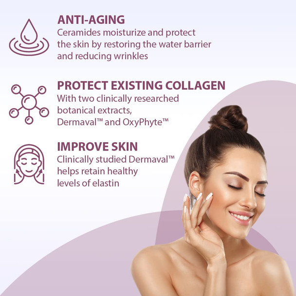 PlantFusion Vegan Collagen Beauty - Vegan Collagen Powder for Women - Hair Skin and Nails Vitamins - Gluten Free Non-GMO Non-Dairy (Strawberry Lemonade 18 Servings)