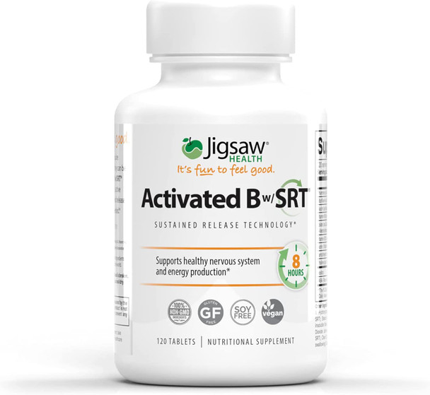 Jigsaw Health Activated B Complex W/Srt, 120 Tablets