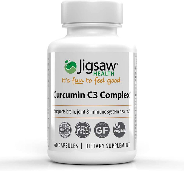 Jigsaw Health Curcumin C3 Complex, 60 Capsules