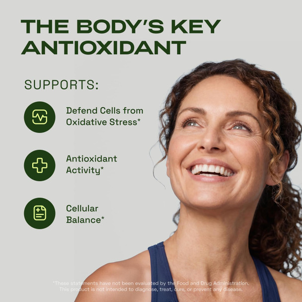 Cata Kor Liposomal Glutathione Ultra High Absorption with Resveratrol Vitamin C Selenium and Vitamin B2 Antioxidant Support for Immune Support and Healthy Aging 60 Count (Pack of 1)