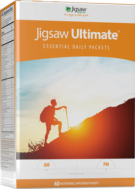 Jigsaw Health Ultimate Essential Multivitamin Supplement Daily Packets, 30 Day Supply