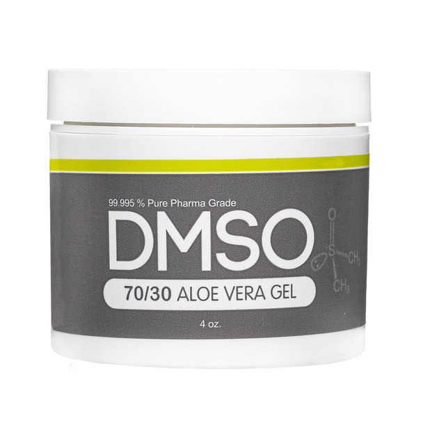 DMSOSTORE DMSO Gel with Aloe Vera | 70/30 Pharma Grade Dimethyl Sulfoxide Blend | 4 oz