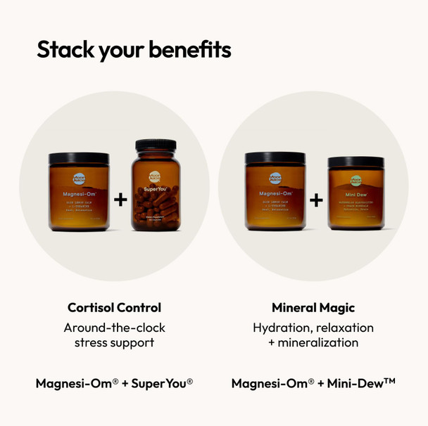 Moon Juice Magnesi-Om Magnesium Powder Supplement - Chelated Magnesium Complex + L-Theanine Blend for Rest Relaxation & Regularity - Vegan Non-GMO & No Sugar Blue Lemon 4.2 oz 30 Servings