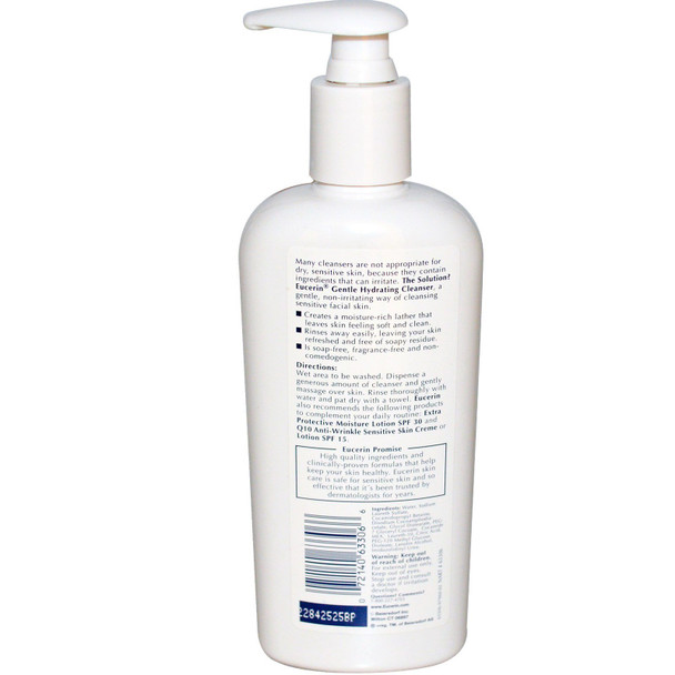 Eucerin Gentle Hydrating Cleanser 8 Oz
