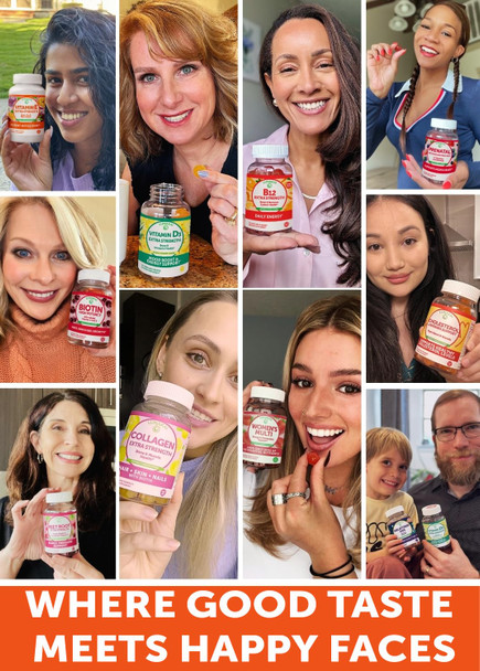Lunakai USA Made High Potency Vitamin C Gummies for Adults and Kids - 300mg Immune Support - Non-GMO Vegan Delicious Orange Flavor 60ct