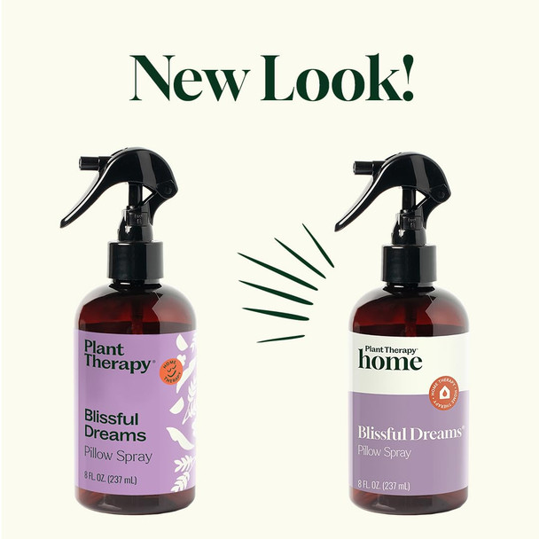 Plant Therapy Home Blissful Dreams Lavender Pillow and Linen Mist and Room Spray for Relaxation & SleepPowered by Essential Oils Like Lavender & Roman Chamomile Aromatherapy Sleep Spray 8 oz