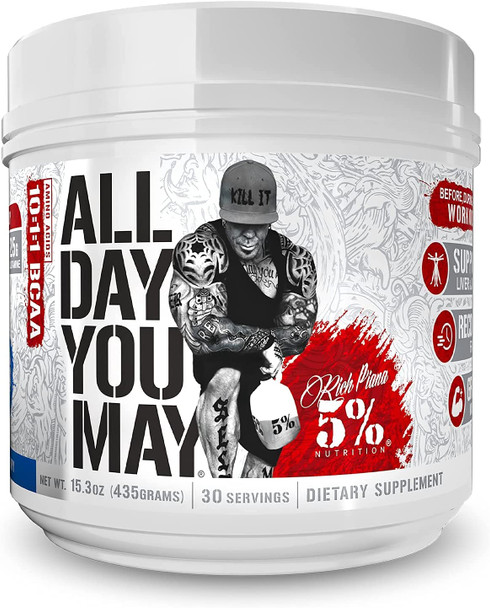 Rich Piana 5% Nutrition Bundle | ADYM + Full AF (Blue Raspberry)