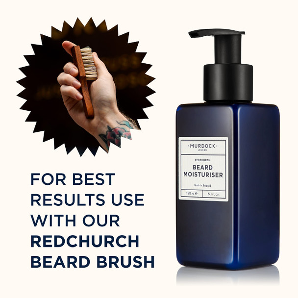 Murdock London Beard Moisturizer and  Beard Oil Bundle Set  Softens Facial Hair and  Strengthening  Made in England   5.1 oz  1.7 oz