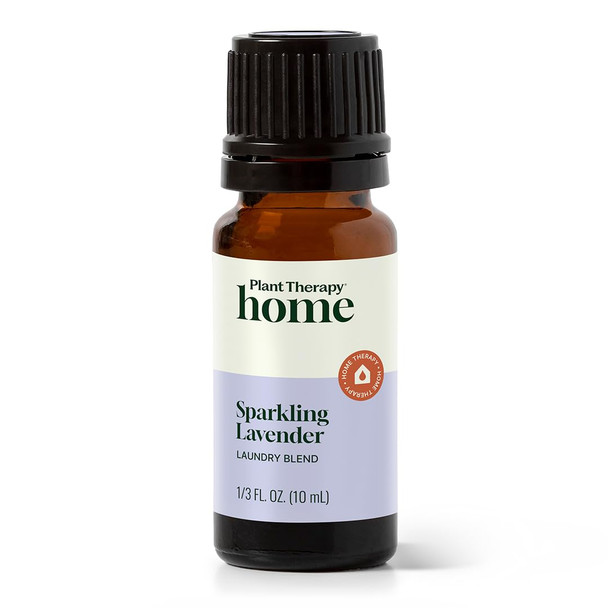 Plant Therapy Home Sparkling Lavender Laundry Essential Oil Blend 10 mL (1/3 oz) Pure Undiluted Wash Fragrance and Scent Enhancer
