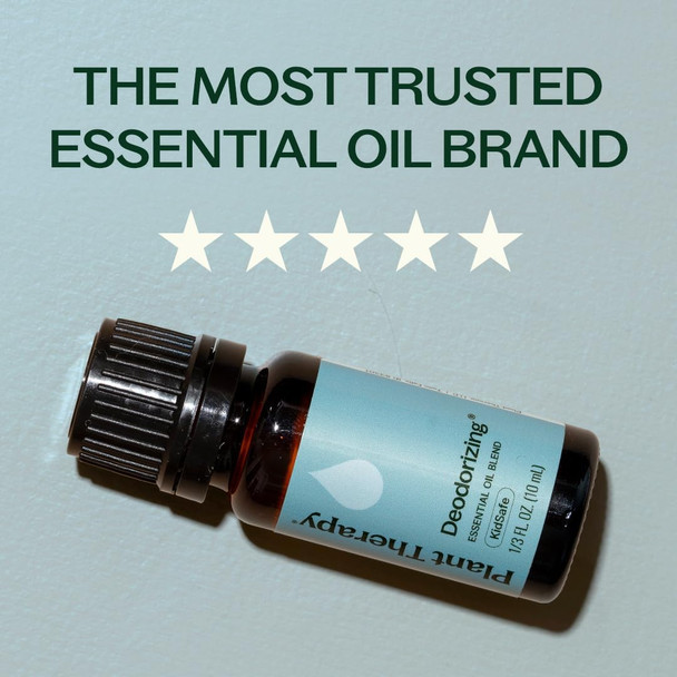 Plant Therapy Deodorizing Essential Oil Blend 10 mL (1/3 oz) Pure Essential Oils Undiluted Therapeutic Grade Ideal for Household Cleaning & Deodorizing