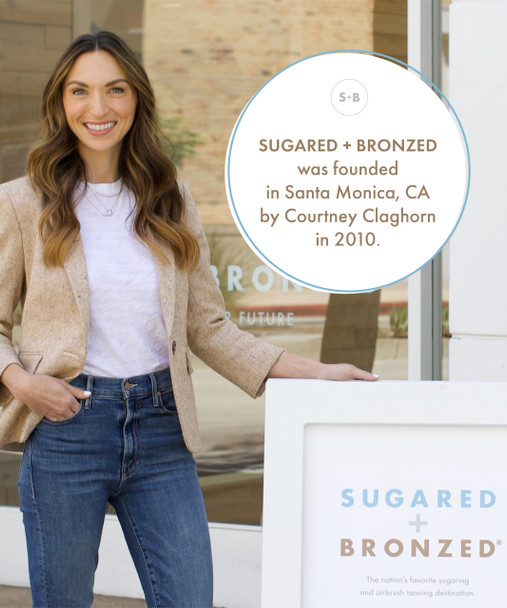 SUGARED + BRONZED Sunless Tanning Mist FlexExpress Self Tanner Spray for Face & Body Hydrating Formula, Tinted With Bronzer and Layers With Makeup Suits All Skin Tones Vegan Cruelty Free 8 Fl Oz