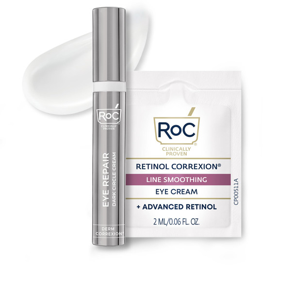RoC Derm Correxion Retinol Eye Repair Dark Circle Cream Treatment - 0.5 fluid ounces