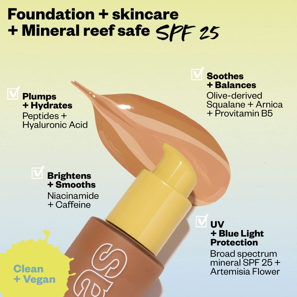 Kosas Revealer Liquid Foundation SPF 25 – Medium Buildable Coverage Hydrating Natural Glow Finish Light Medium Neutral 200