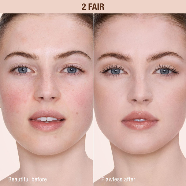Charlotte Tilbury AIRbrush Flawless Blur Concealer - Longwear Concealer for Dark Circles Blemishes Redness & More - Hydrating Crease-Proof & Full Coverage with a Natural Matte Finish