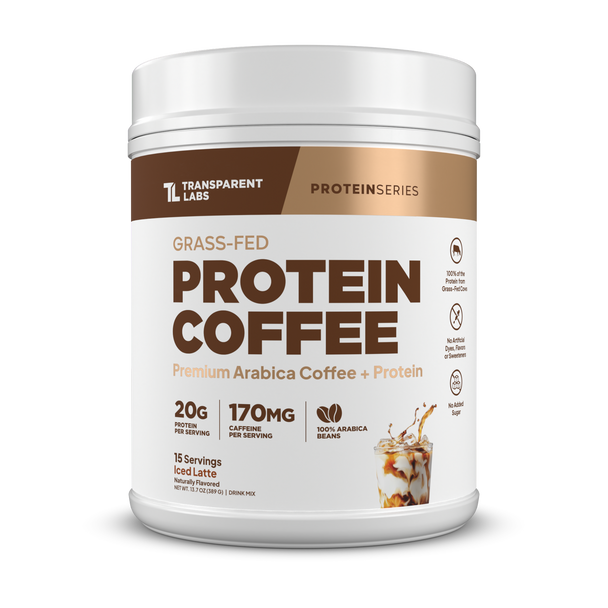 Transparent Labs Protein Coffee - Iced Latte - 15 Servings