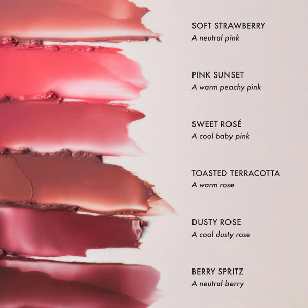 Summer Fridays Blush Butter Balm - Skincare-Infused Hydrating Cream Blush with Hyaluronic Acid Ceramides & Shea Butter for a Dewy Flush of Color - Cheek and Lip Tint - Sweet Rosé (0.14 Oz)