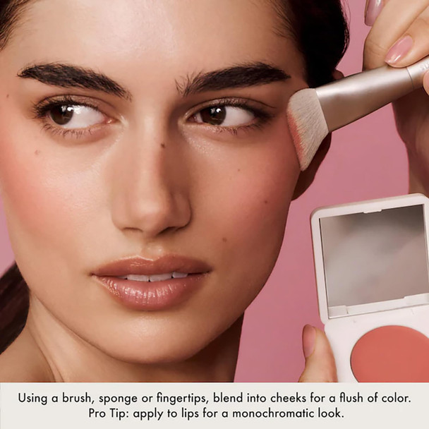 Summer Fridays Blush Butter Balm - Skincare-Infused Hydrating Cream Blush with Hyaluronic Acid Ceramides & Shea Butter for a Dewy Flush of Color - Cheek and Lip Tint - Toasted Terracotta (0.14 Oz)