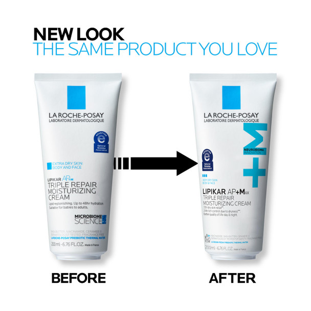 La Roche-Posay Lipikar AP+MAX Triple Repair Moisturizing Body Cream | Face & Body Lotion for Dry Skin with Shea Butter & Niacinamide | Gentle Moisturizer for Very Dry Rough & Sensitive Skin