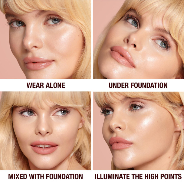 Charlotte Tilbury Hollywood Flawless Filter - Multi‑Use Makeup Primer Complexion Booster & Illuminating Liquid Highlighter with Sheer Coverage - Smooths & Blurs Skin