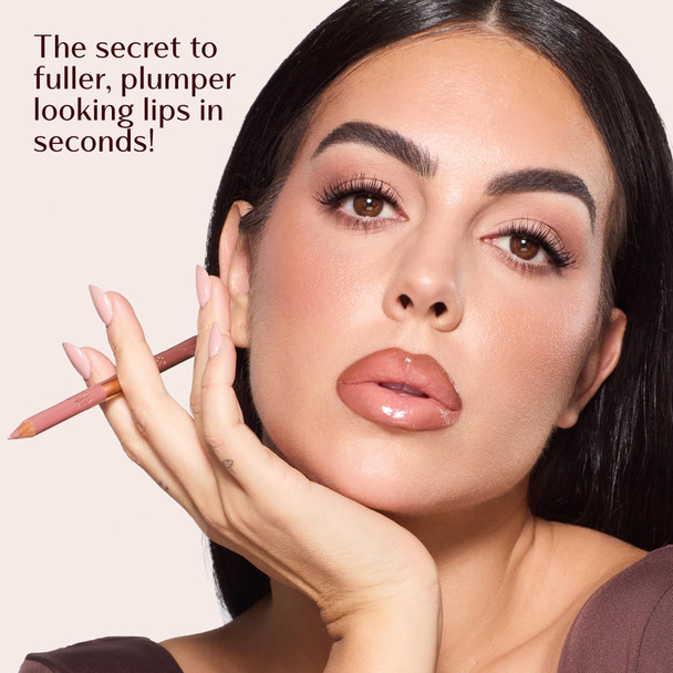 Charlotte Tilbury Lip Cheat Contour Duo - Dual-Sided Lip Liner Pencil to Sculpt & Fill for an Easy Contour Effect - Helps Prevent Lipstick Feathering